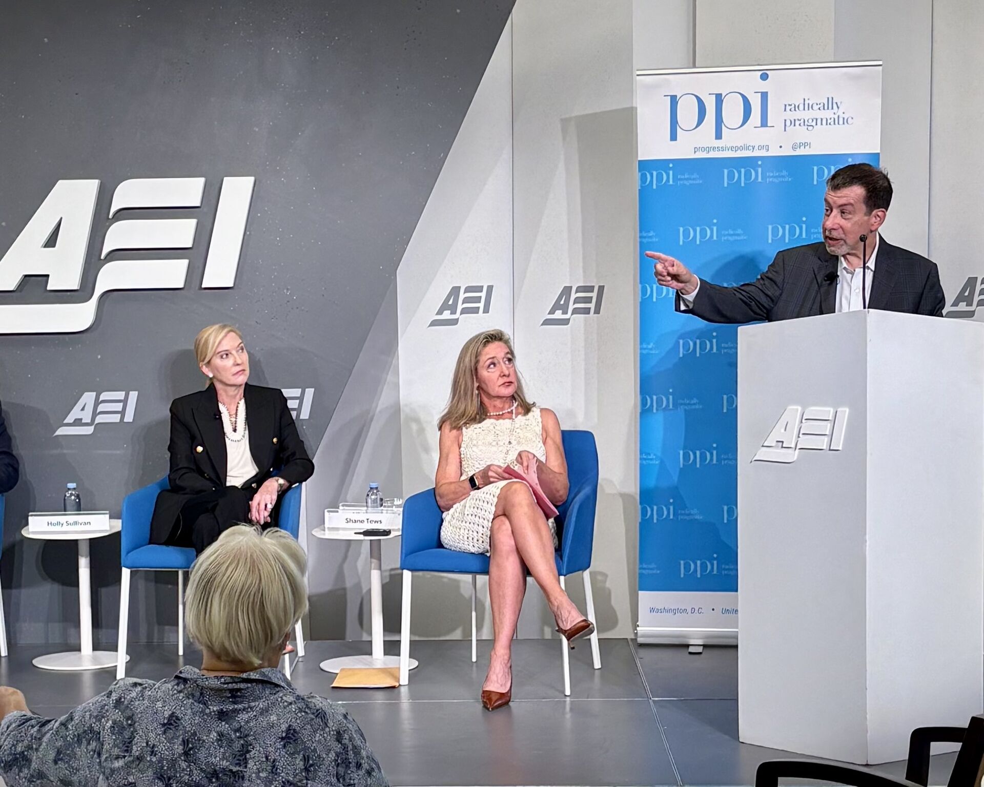 PPI’s Michael Mandel speaking at PPI and AEI’s co-hosted launch of Investment Heroes 2025, spotlighting the companies driving U.S. capital investment in an AI-enabled economy. 