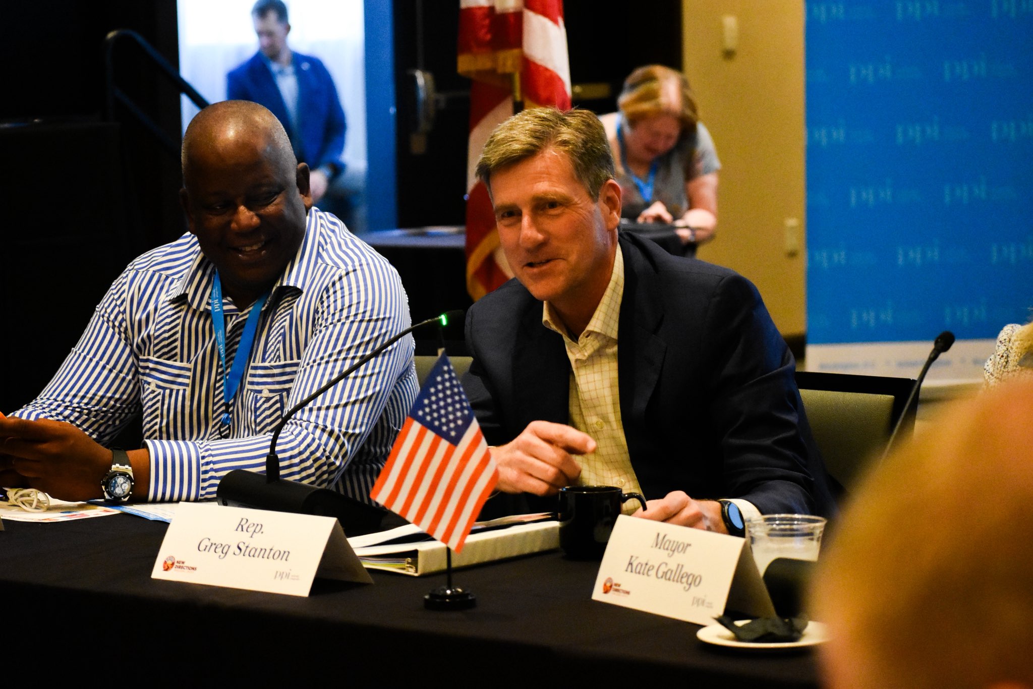 Representative Greg Stanton (AZ-04) speaking at PPI’s New Directions Phoenix about the future of immigration reform. 
